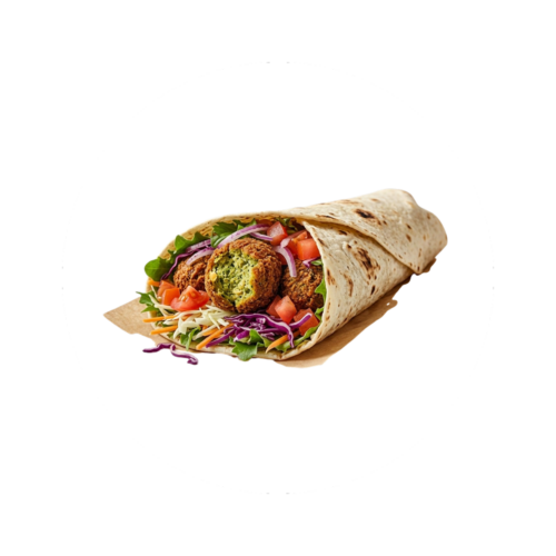 Falafel im Fladenbrot