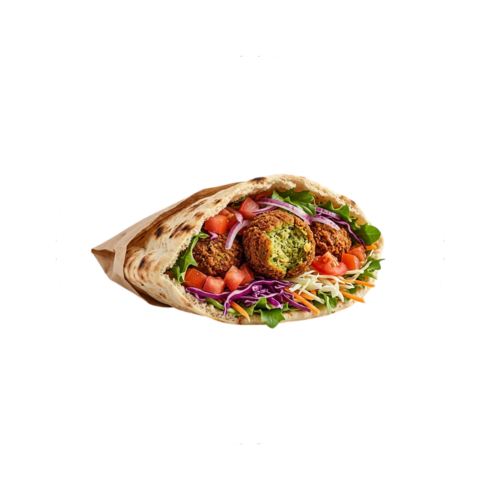 Falafel im Taschenbrot