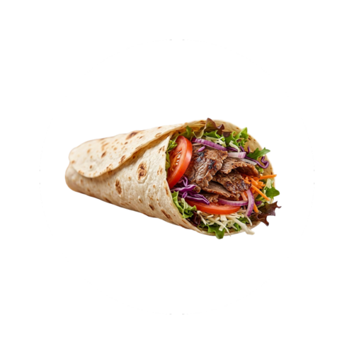 Kebab im Fladenbrot Dürüm