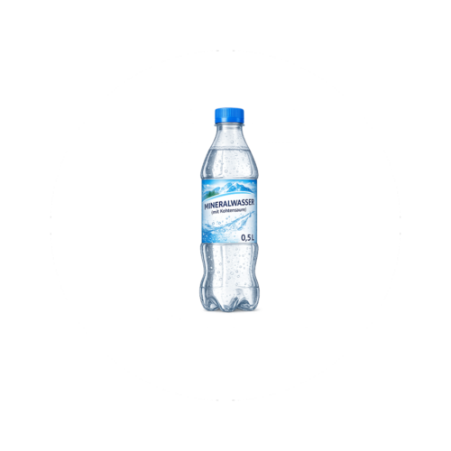 Mineralwasser (mit Kohlensäure)