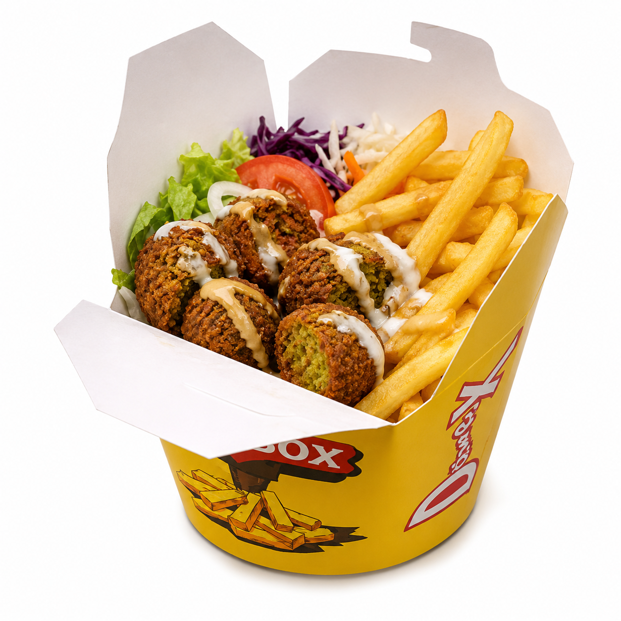 Falafel im Fladenbrot